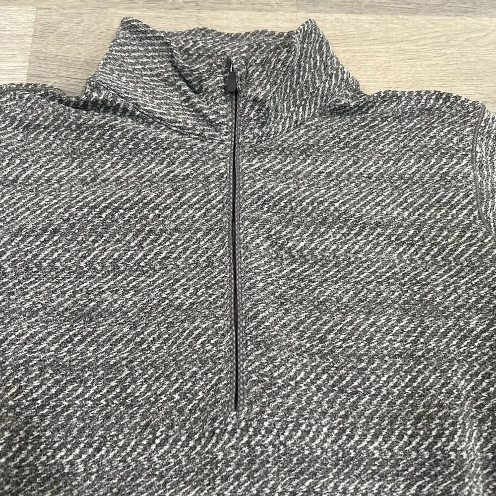 Lululemon Outrun 1/2 Zip Rulu Pullover Hazy Heather Gray Size 10